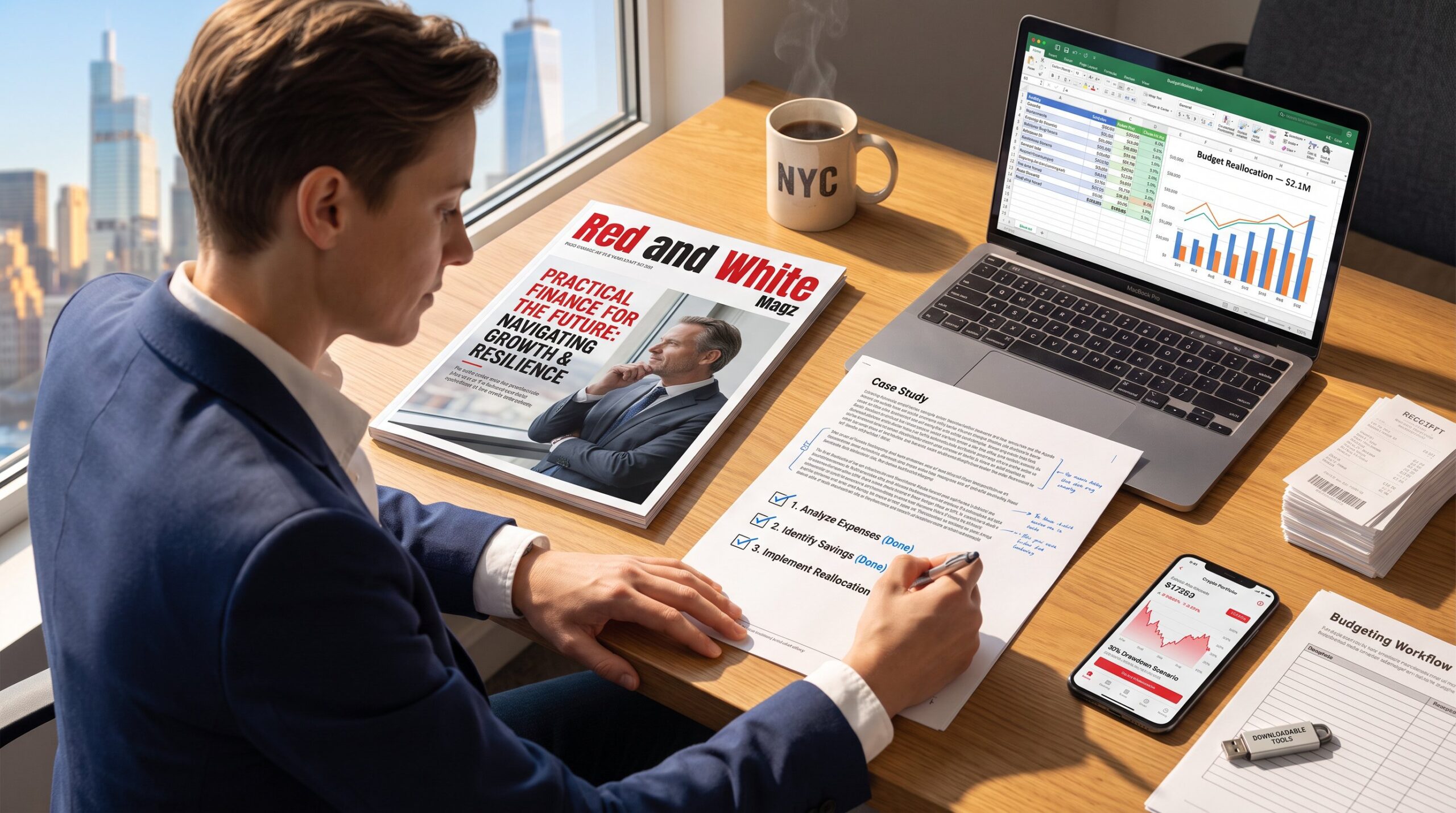 How Red and White Magz Covers Business and Finance