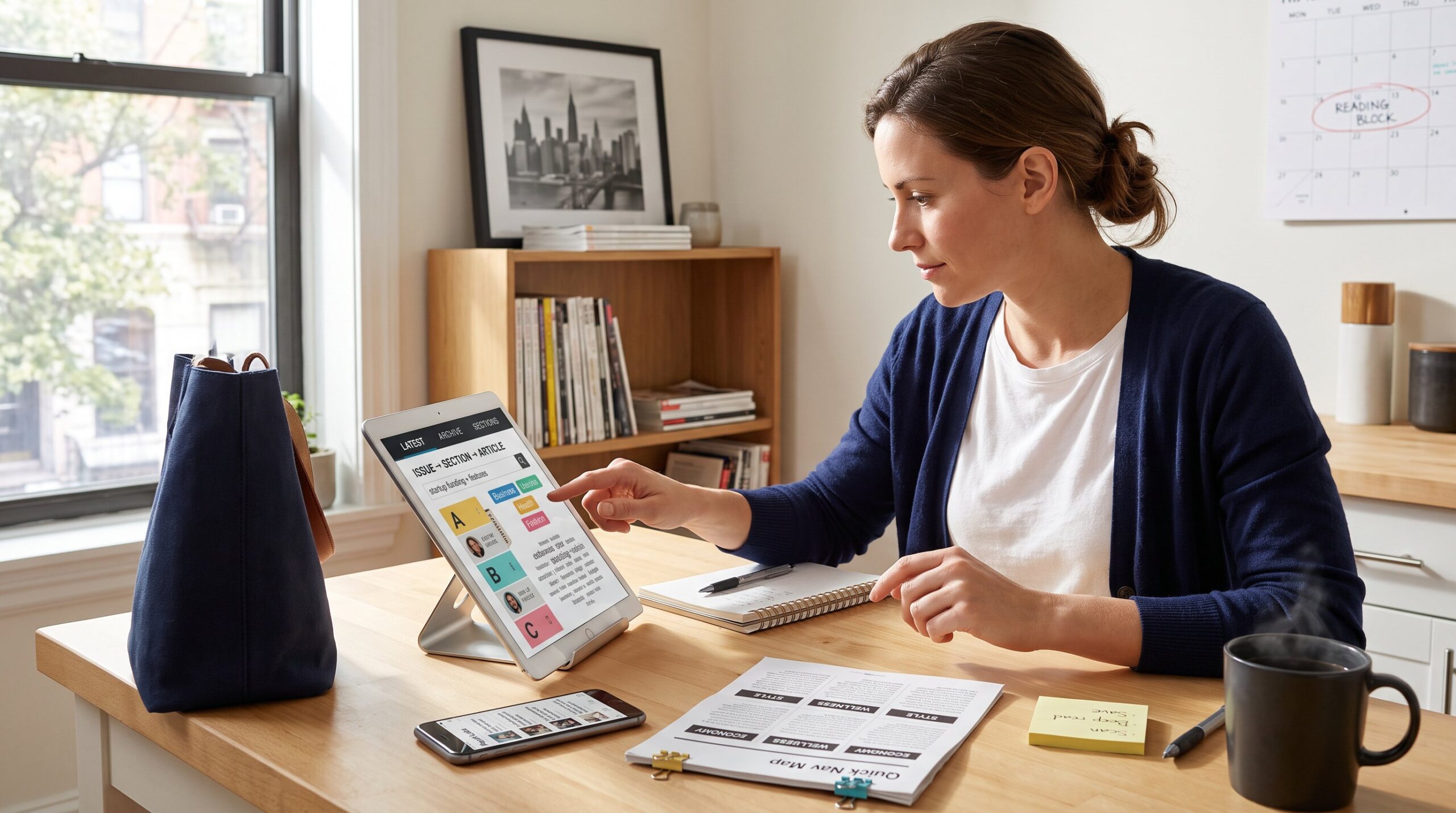 How to Navigate a Multi-Topic Digital Magazine Efficiently